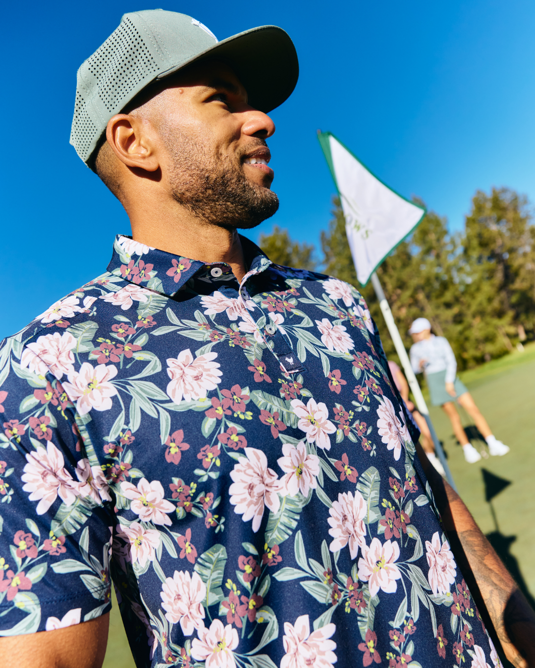 Core Polo - This Bud's For You - Dark Navy-Men's Polo-Bad Birdie