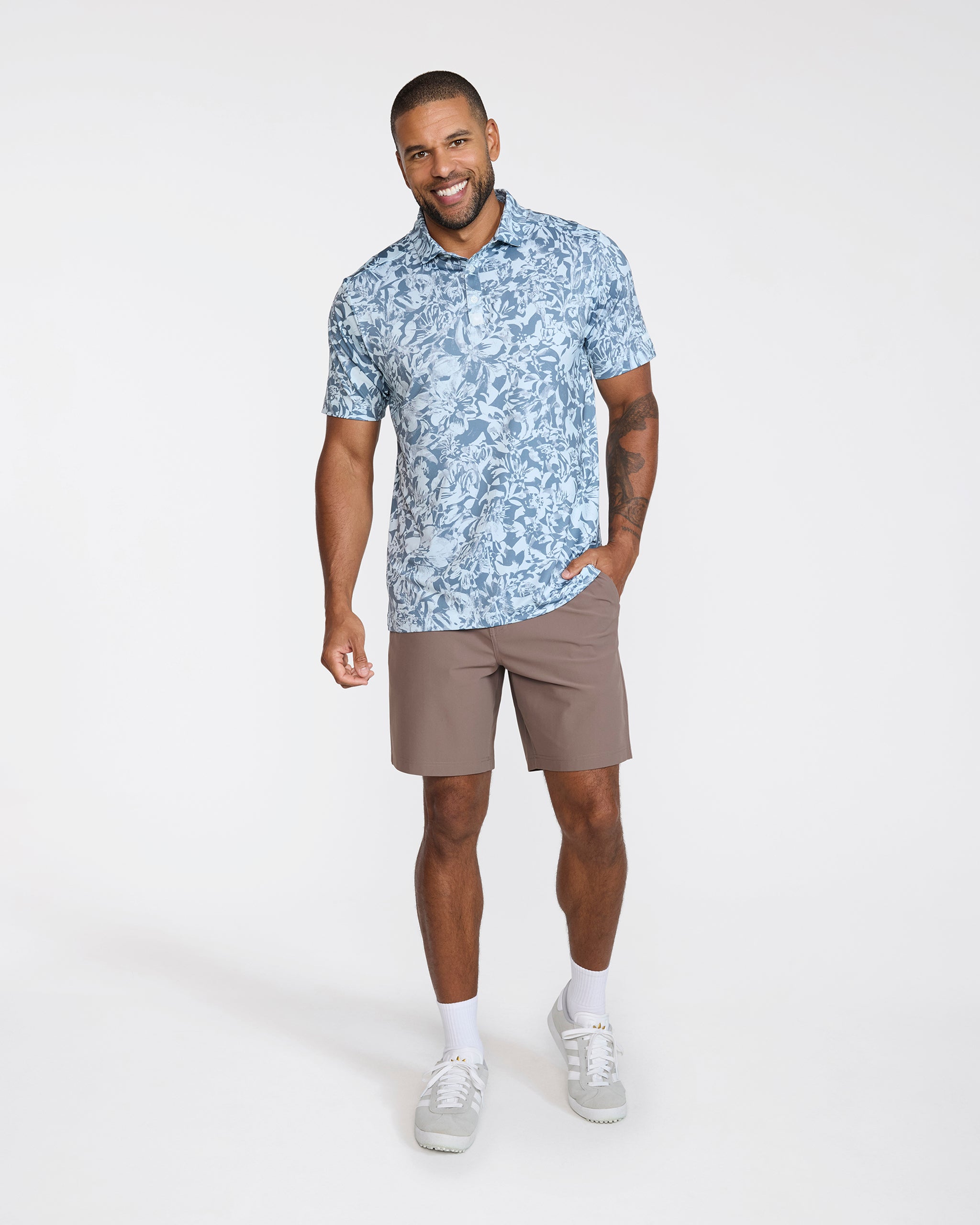 Tee off Tangent-Men's Polo-Bad Birdie