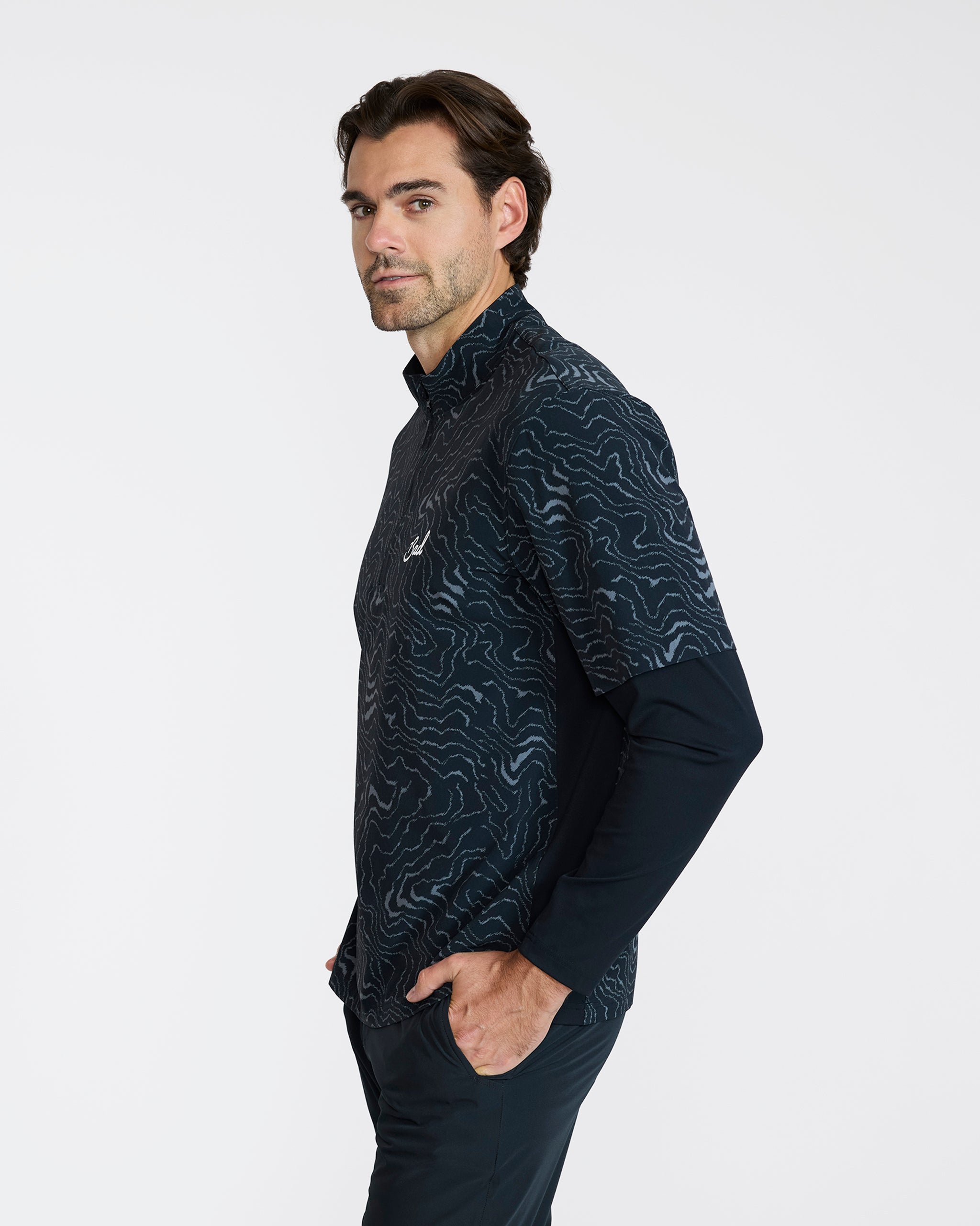 Mechanism Quarterzip - Rave Runner-Men's Quarterzip-Bad Birdie