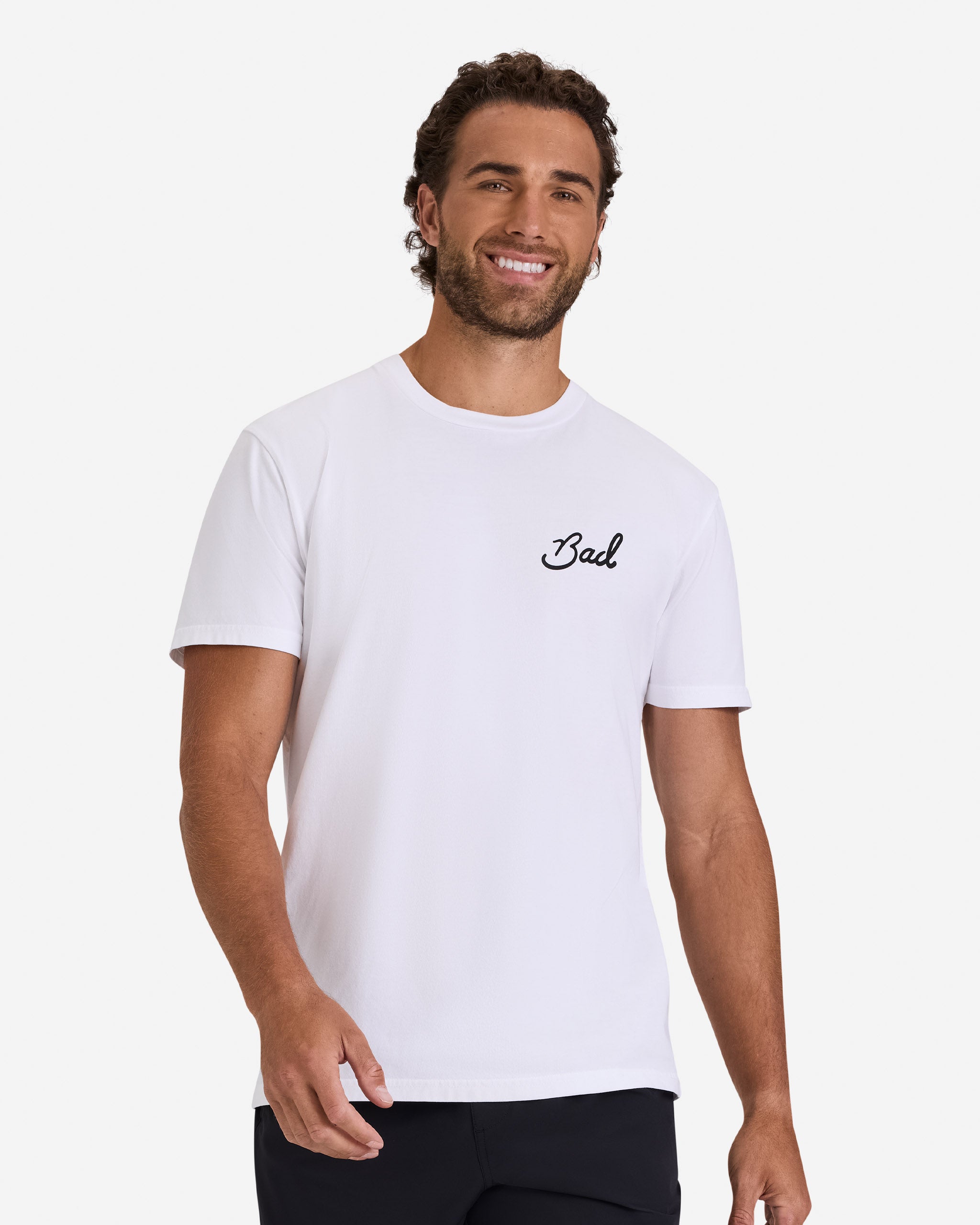 Birdie Tee - White-Men's T-Shirt-Bad Birdie