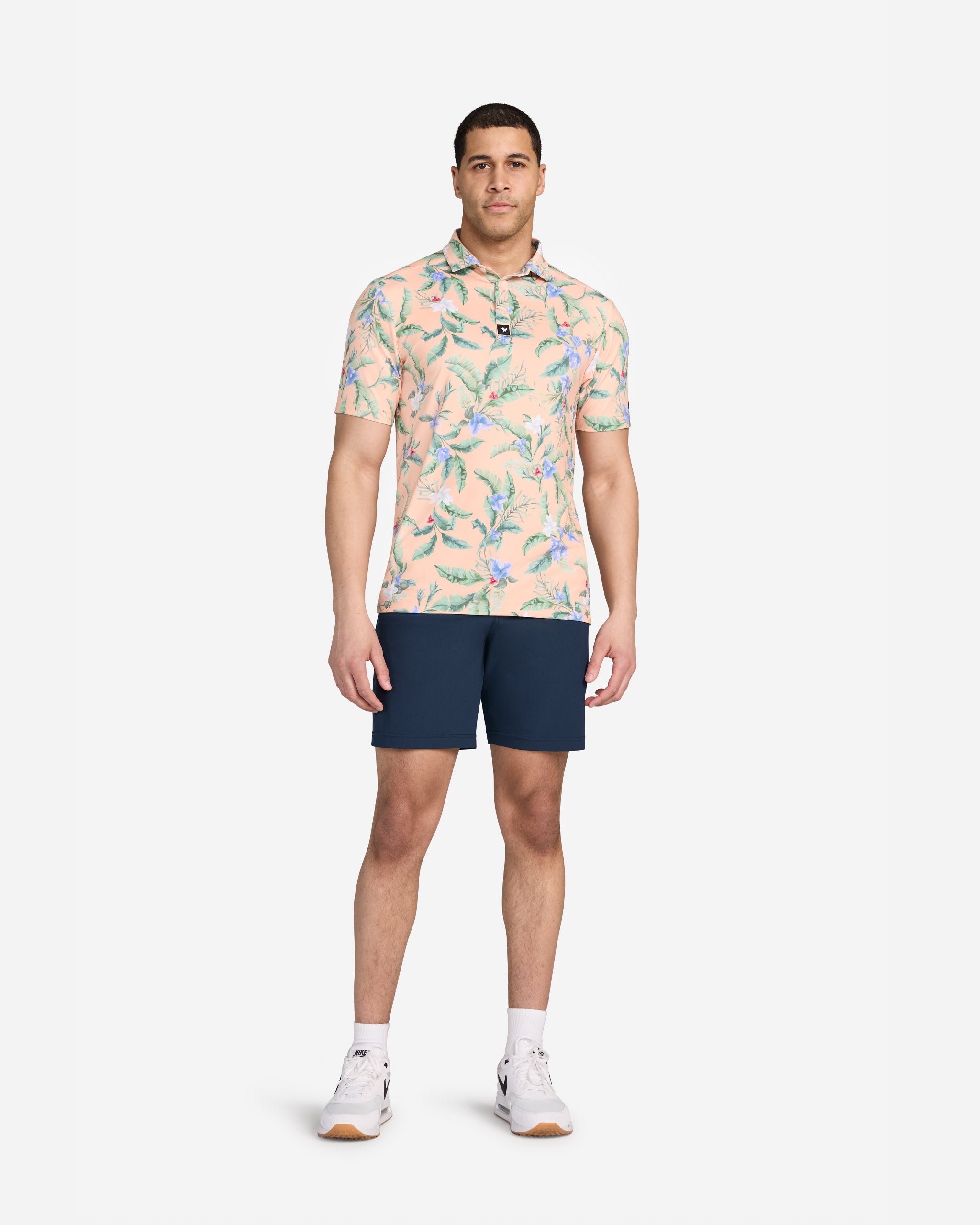 Flora Fiesta-Men's Polo-Bad Birdie