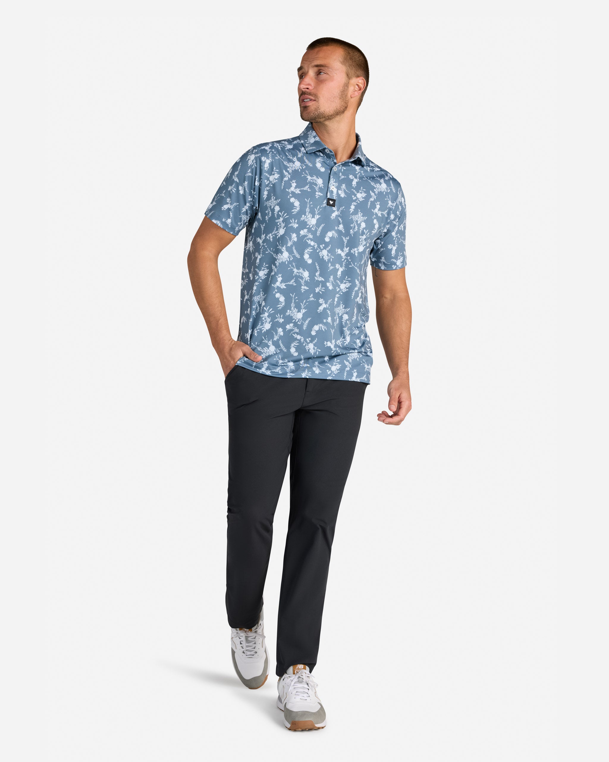 Pollen Hazard-Men's Polo-Bad Birdie