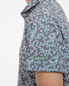 Youth Polo - Ditsy Down - Dark Forest-Youth Polo-Bad Birdie