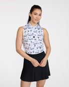 Stork Side Story - Sleeveless-Women's Polo-Bad Birdie