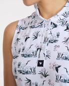 Stork Side Story - Sleeveless-Women's Polo-Bad Birdie