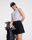 Stork Side Story - Sleeveless-Women's Polo-Bad Birdie