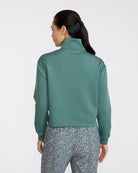 At Ease Quarterzip - Dark Forest-Women's Quarterzip-Bad Birdie