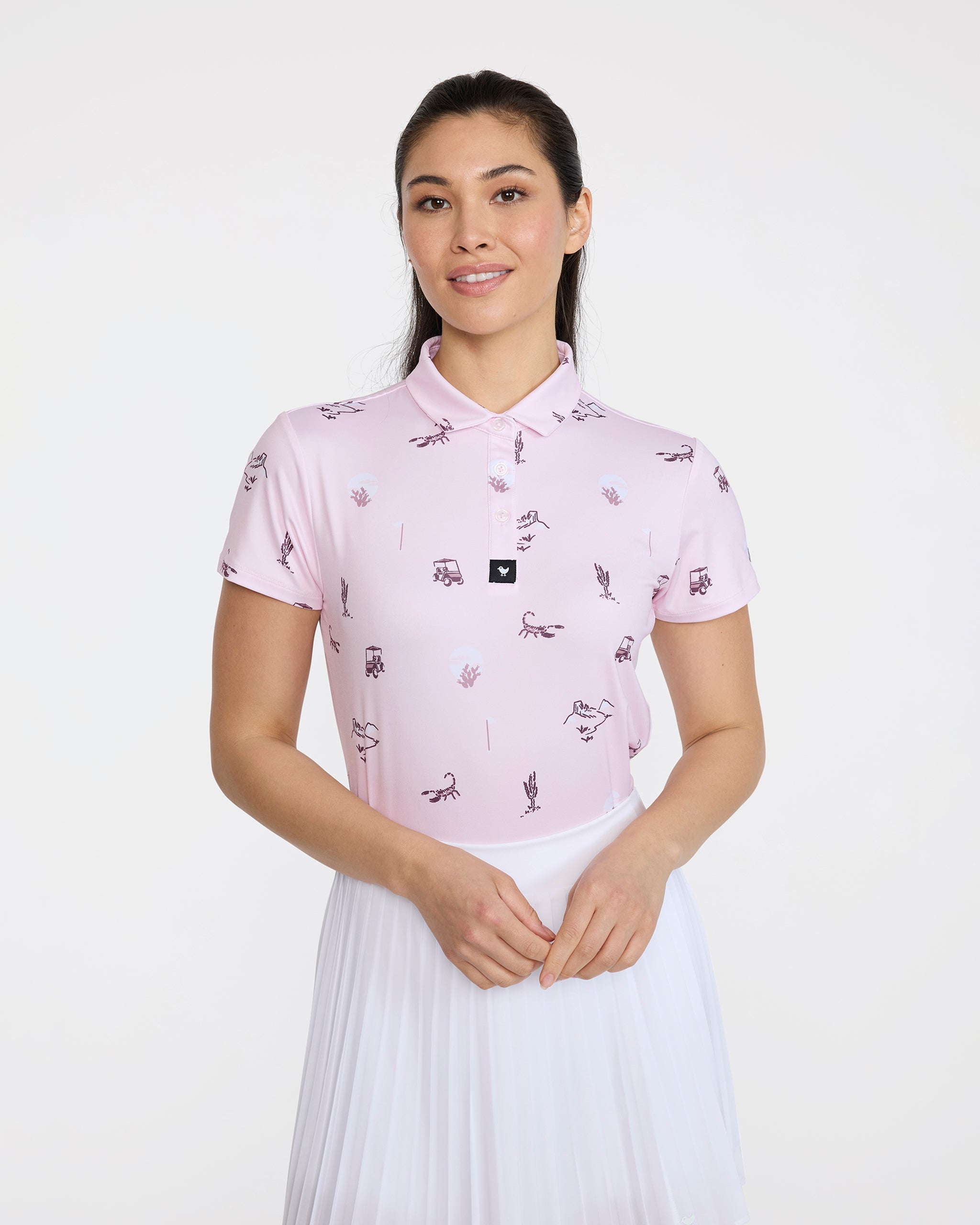 Desert Baddies - Tender Touch-Women's Polo-Bad Birdie