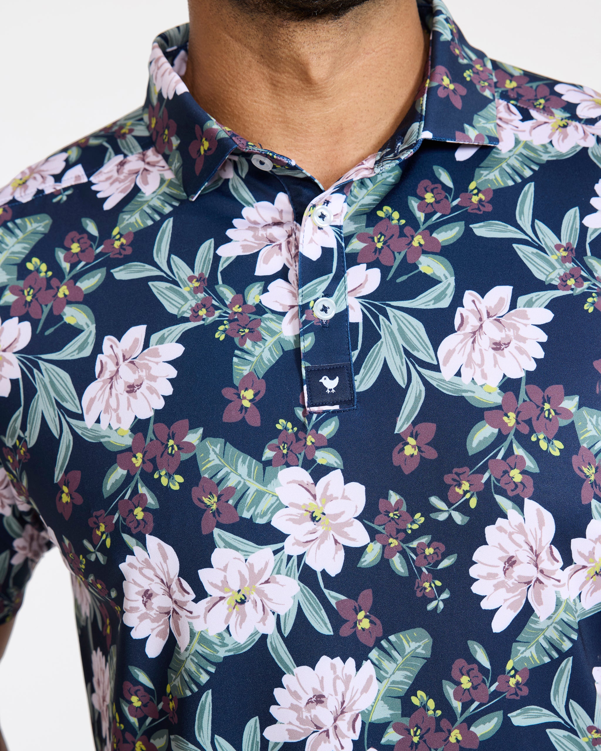 Core Polo - This Bud's For You - Dark Navy-Men's Polo-Bad Birdie