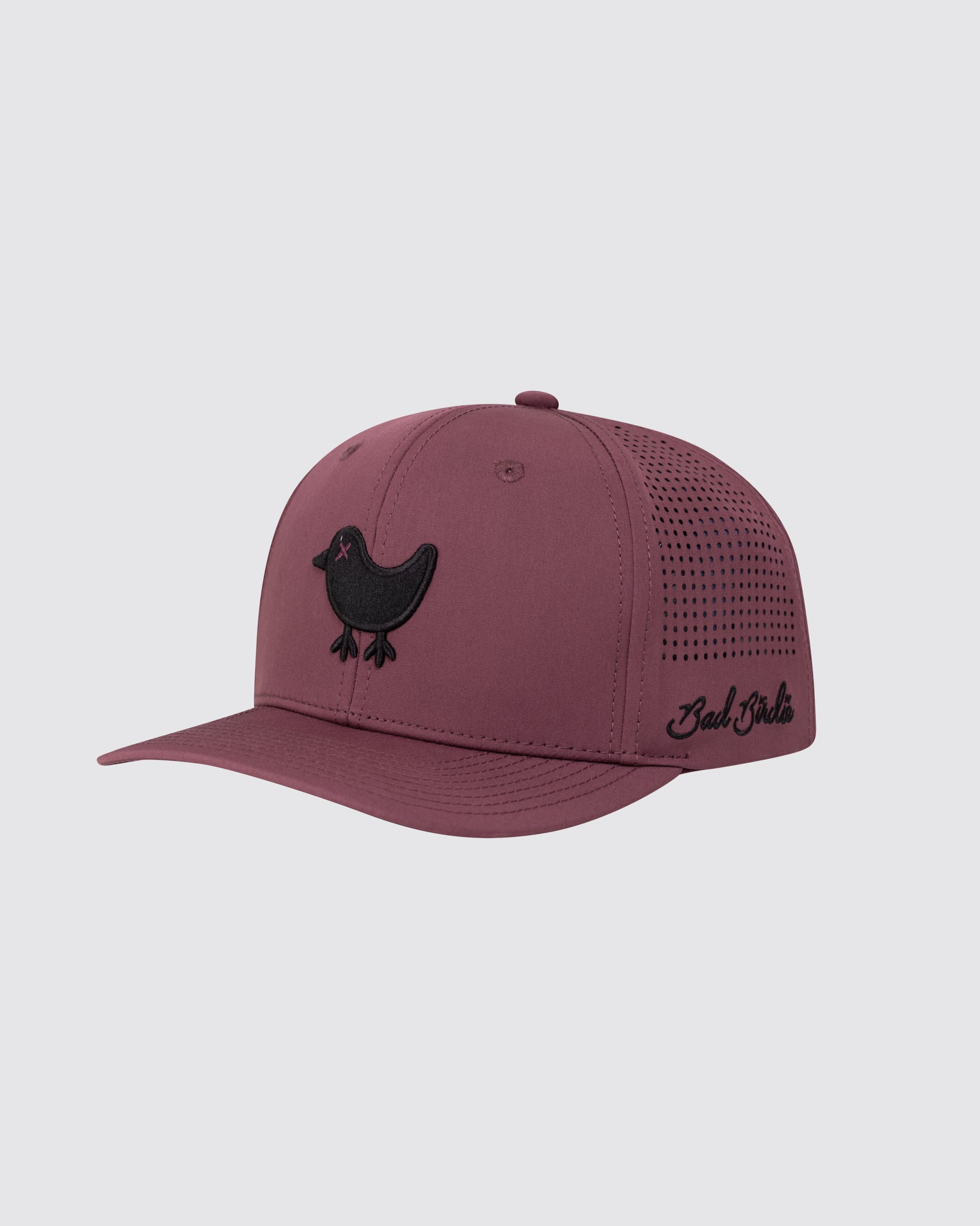 Birdie Snapback - Plum Wine-Hat-Bad Birdie
