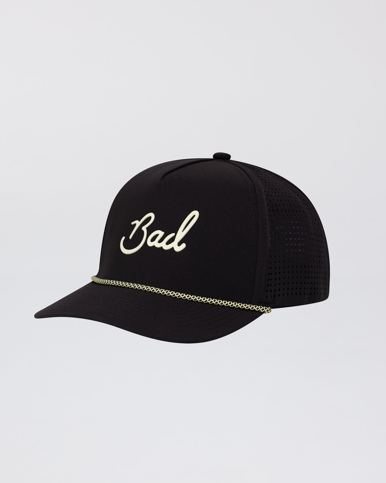 Active Bad Hat - Black - Light Yellow-Hat-Bad Birdie