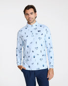 Velocity Quarterzip - Desert Baddies-Men's Quarterzip-Bad Birdie