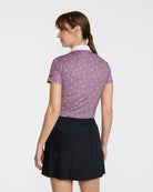 Block Party - Plum wine-Women's Polo-Bad Birdie
