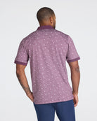 Ridge Performance Polo - Block Party - Plum Wine-Men's Polo-Bad Birdie