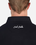Black Quarterzip-Men's Quarterzip-Bad Birdie