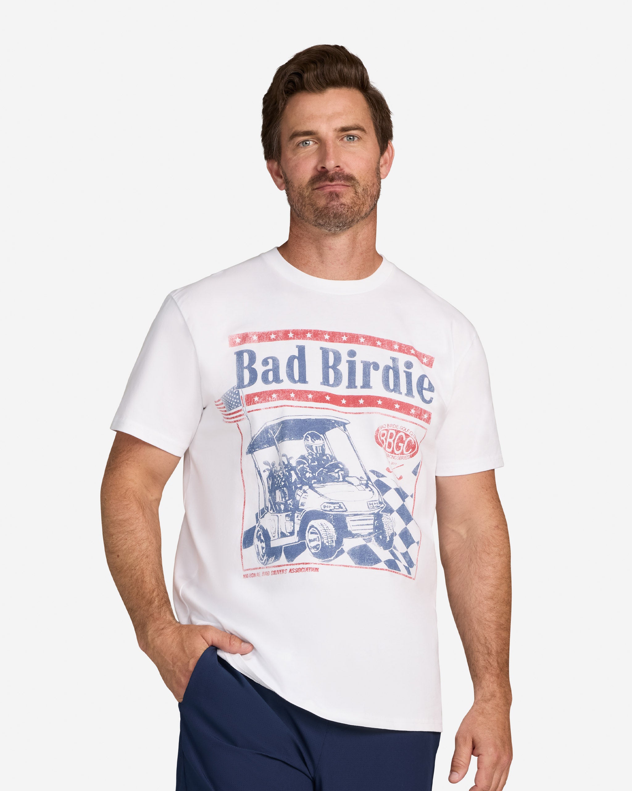 Speedway Series Tee-Men's T-Shirt-Bad Birdie
