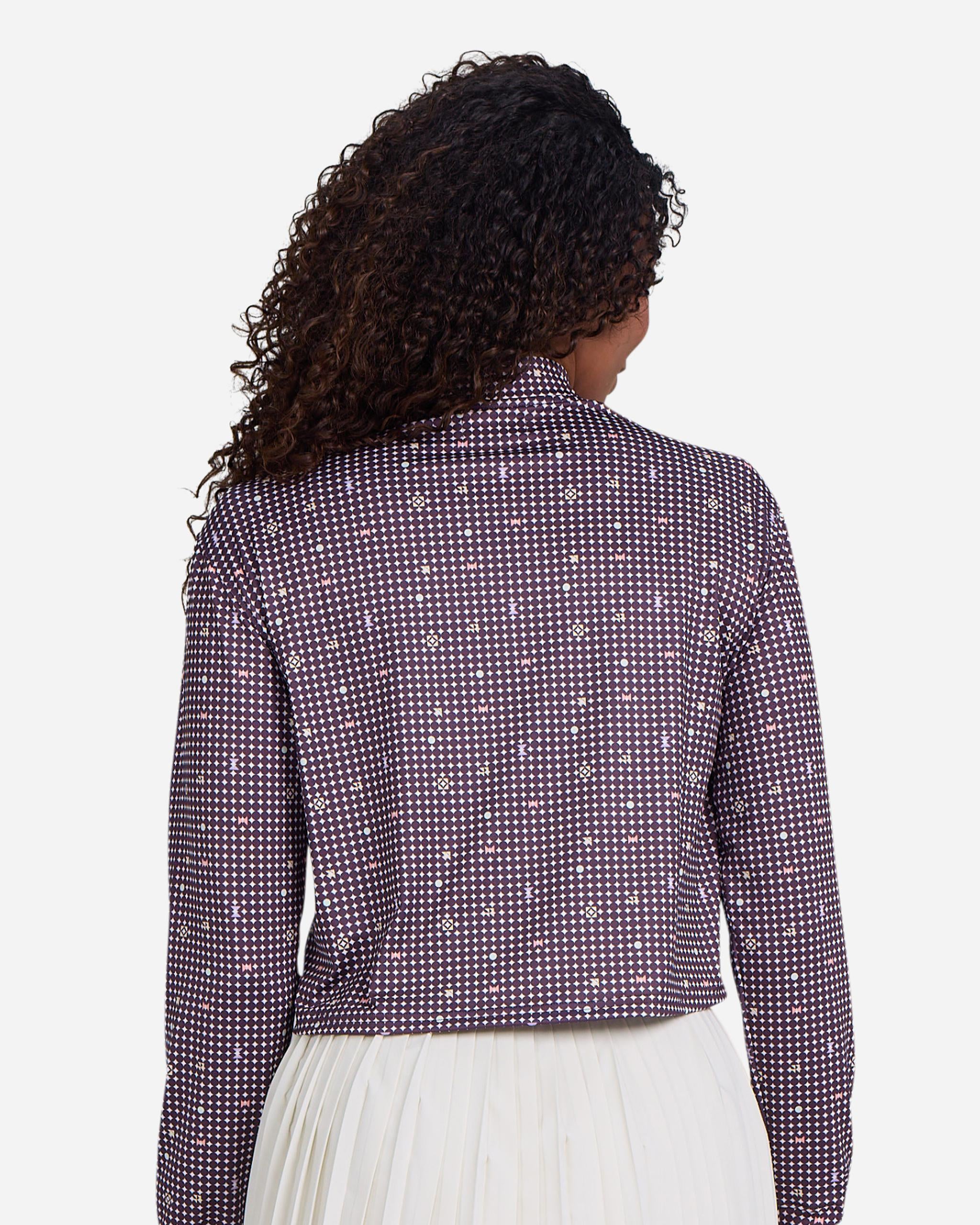 UV Quarterzip - Throwing Darts-Women's Quarterzip-Bad Birdie
