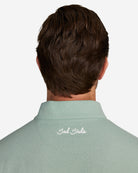 Velocity Quarterzip Open Cuff - Washed Sage-Men's Quarterzip-Bad Birdie