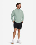Velocity Quarterzip Open Cuff - Washed Sage-Men's Quarterzip-Bad Birdie
