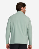 Velocity Quarterzip Open Cuff - Washed Sage-Men's Quarterzip-Bad Birdie