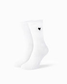 Birdie Crew Sock - White-Socks - Bad Birdie