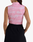Frostbite - Frosty Petal Sleeveless-Women's Core Performance Polo - Bad Birdie